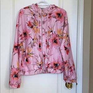Forever 21 Multicoloured Floral Windbreaker